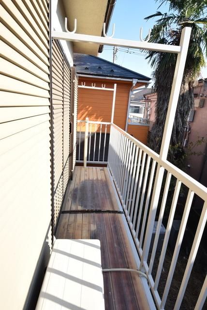 バルコニー　♪お布団が難なく干せるバルコニー♪