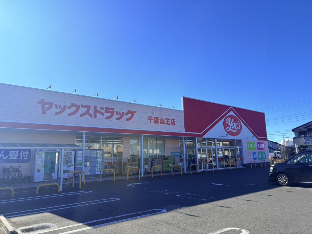 ドラックストア　ヤックスドラッグ 千葉山王店（ドラッグストア）まで745m