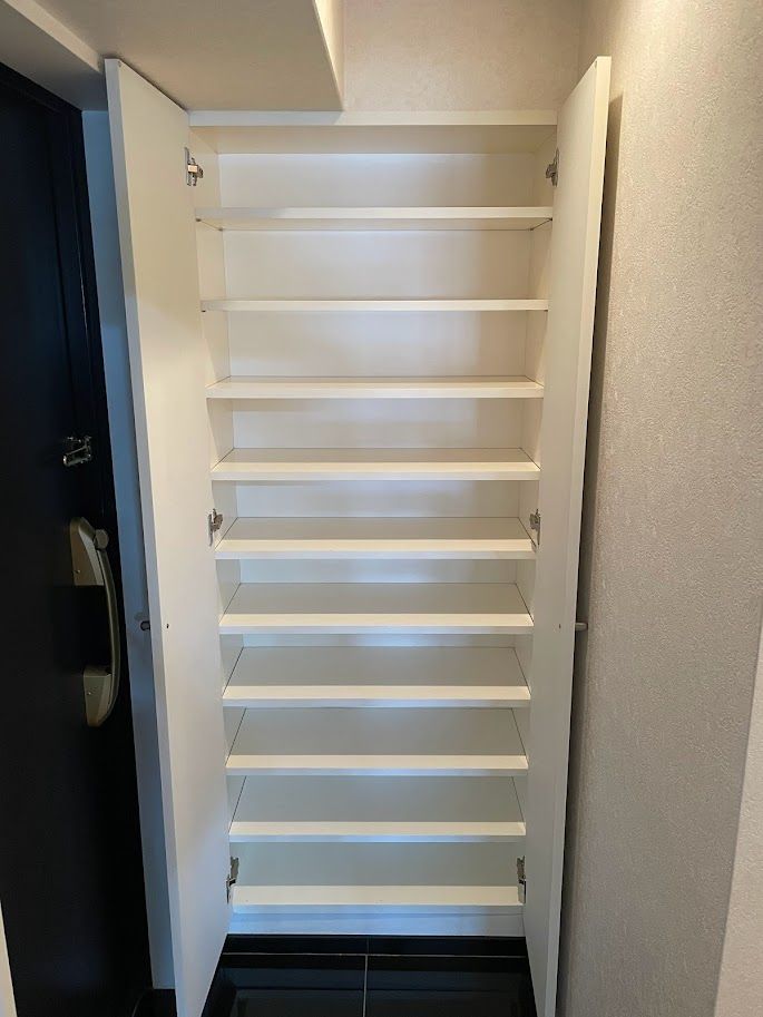 玄関　下駄箱もしっかりついてます！