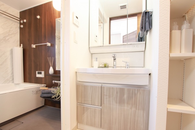 洗面設備　モデルルーム仕様です！！