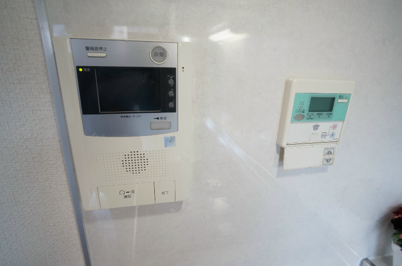 セキュリティ　モニター付インターホンです。