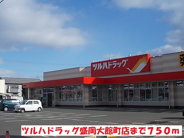ドラックストア　ツルハドラッグ盛岡大館町店（ドラッグストア）まで750m