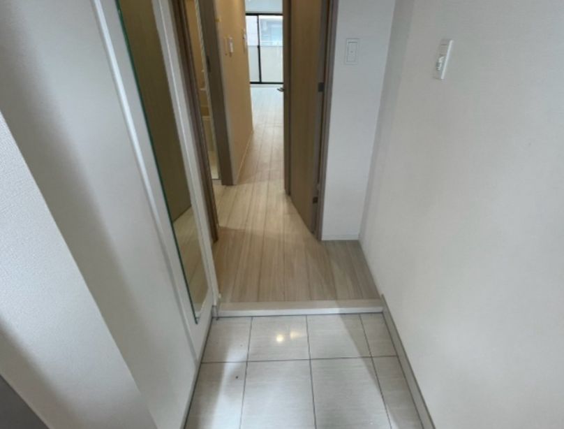 玄関　明るい玄関です