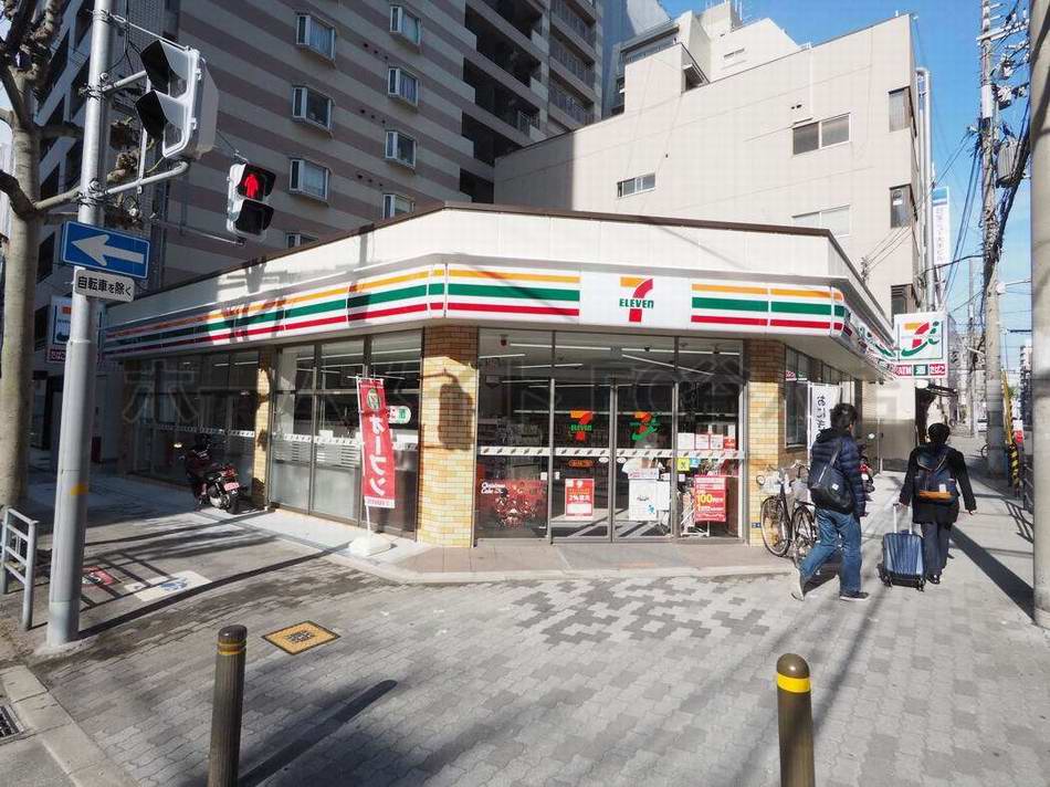 コンビニ　セブン-イレブン 大阪大手通１丁目店（コンビニ）まで143m