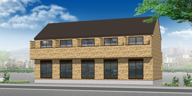 建物外観　※パース