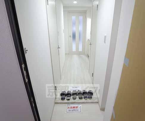 玄関　玄関からの景色