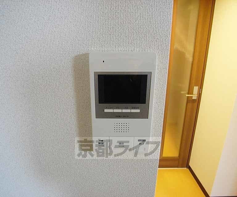 セキュリティ　オートロック連動のモニターホン。