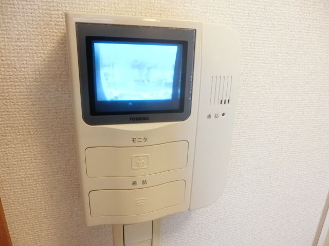 セキュリティ　来訪者のわかるモニターホンです