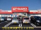 ドラックストア　ウエルネス（ドラッグストア）まで1700m