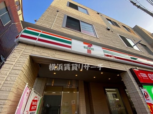 コンビニ　セブンイレブン横浜京急生麦駅前店（コンビニ）まで368m