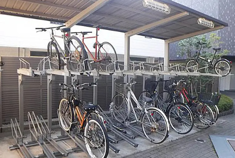 駐車場　駐輪場です