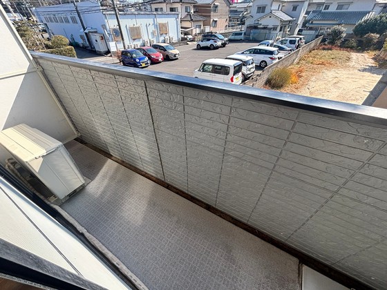 バルコニー　※別部屋の写真です