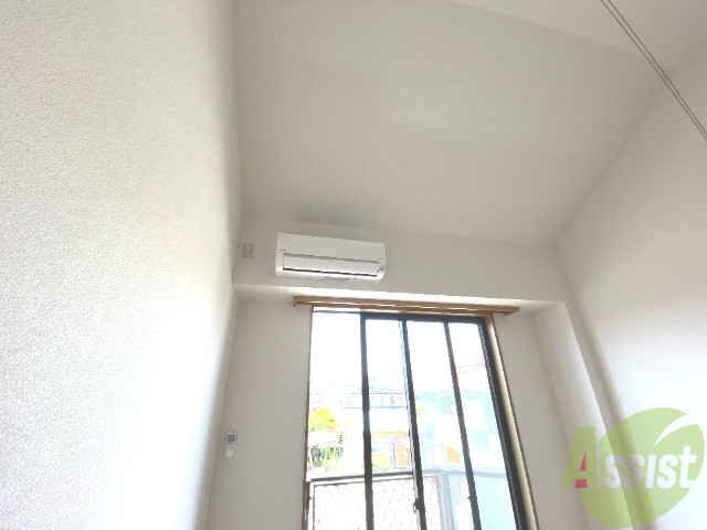 その他設備　エアコンが設置してありますので、寒暖対策もばっちり。