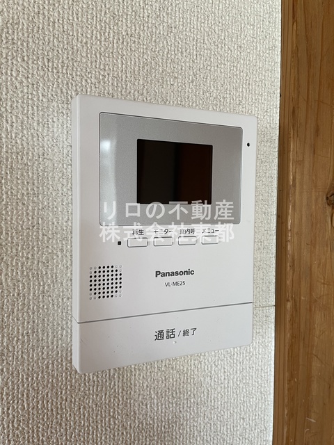 セキュリティ　訪問者が一目で分かるＴＶモニタ付インターホンです！