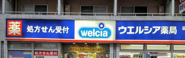 ドラックストア　ウエルシア薬局大田萩中店（ドラッグストア）まで2m