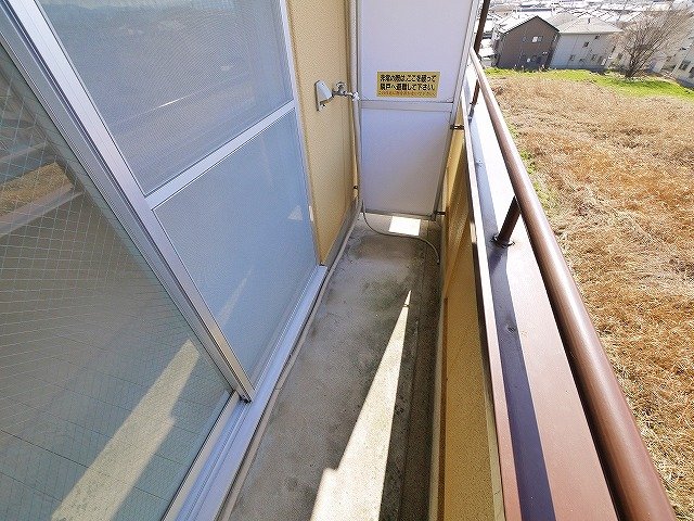 バルコニー　落ち着いた時間を過ごせるバルコニーです