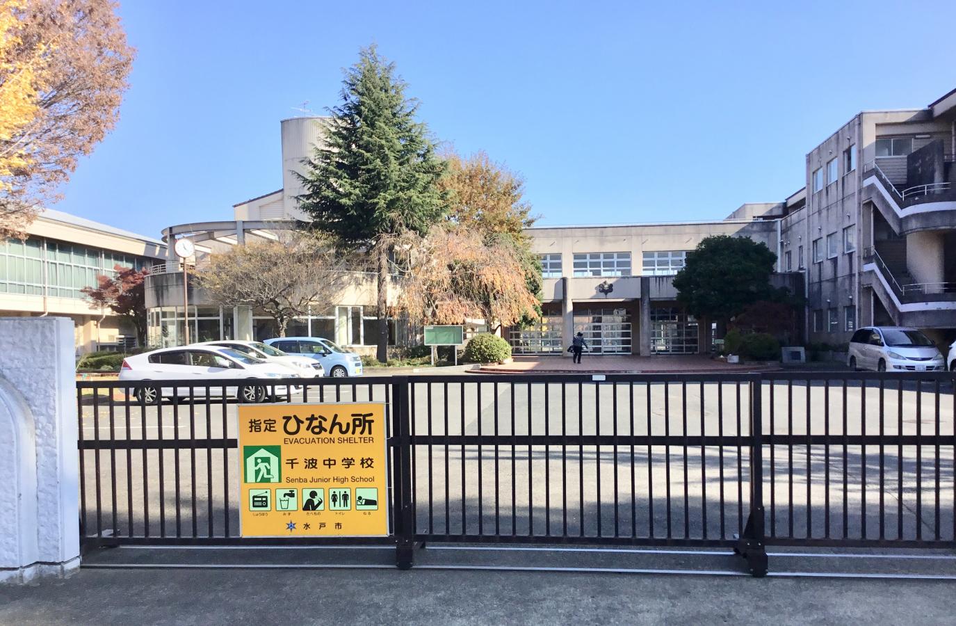 中学校　水戸市立千波中学校（中学校）まで1459m
