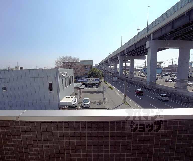 眺望　南向きで日当たり良好。