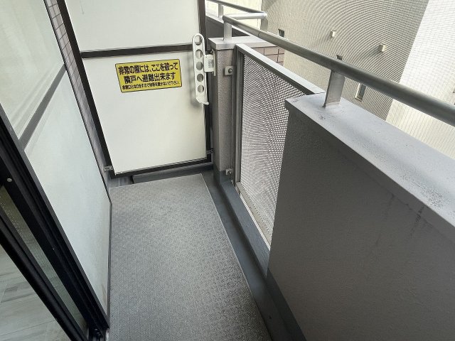 バルコニー　広々としたバルコニーです