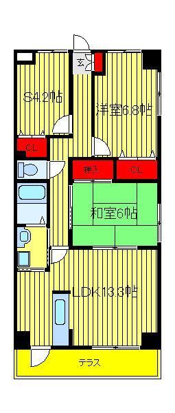 AXIS KASHIWAの間取り写真