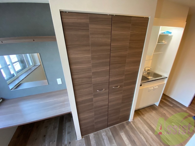 収納　収納もバッチリあるのでお部屋が片付きますよ