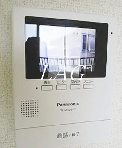 セキュリティ　モニター付きインターフォンです。
