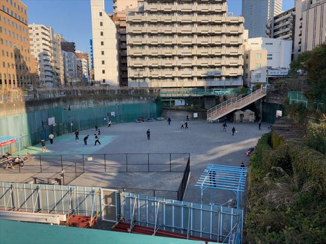 公園　築地川公園 多目的広場（公園）まで96m