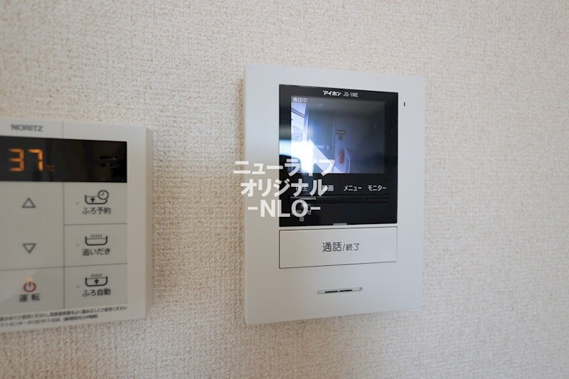 セキュリティ　来訪者の確認ができるTVモニターホン！