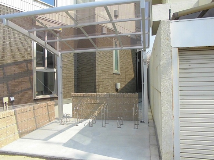 駐車場　駐輪場です