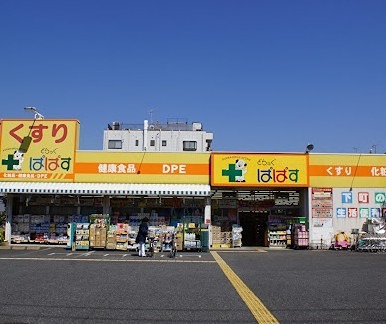 ドラックストア　どらっぐぱぱす 新柴又店（ドラッグストア）まで487m