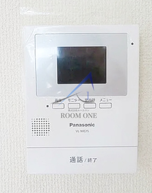 セキュリティ　モニター付きインターホンです。
