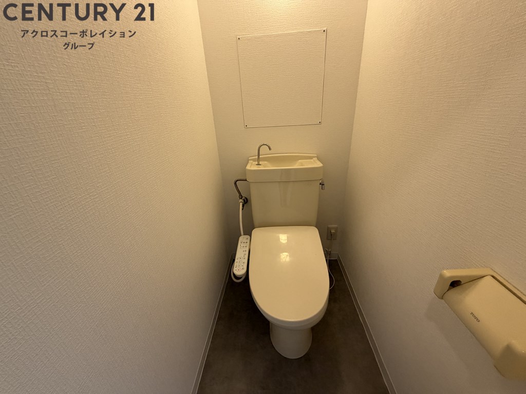 トイレ　シンプルで機能的なトイレで、お掃除もしやすい！