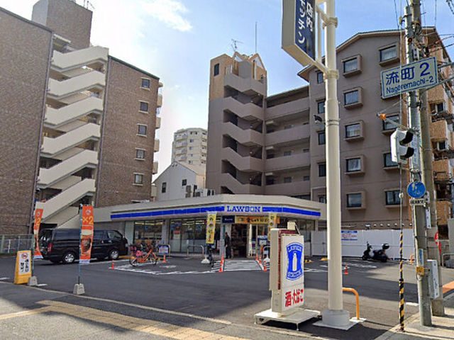 コンビニ　ローソン平野西六丁目店（コンビニ）まで448m
