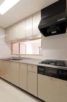 キッチン　3口コンログリル付システムキッチン♪
