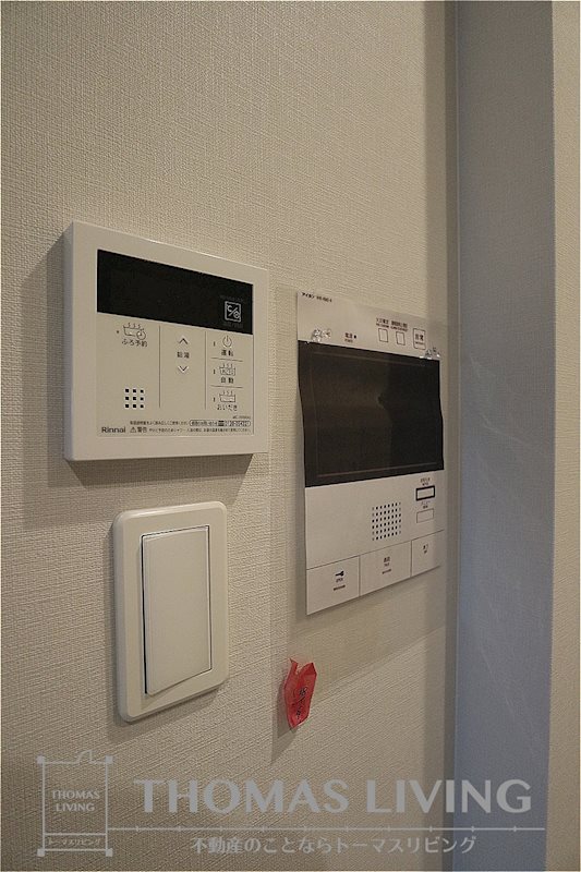セキュリティ　モニター付きインターフォン。