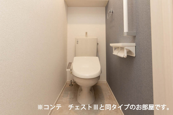 トイレ　※別の物件の写真です。
