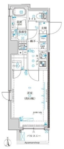 クレイシア菊川ステーションサイトの間取り写真