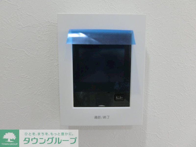 セキュリティ　安心のカラーモニター付インターホンです！