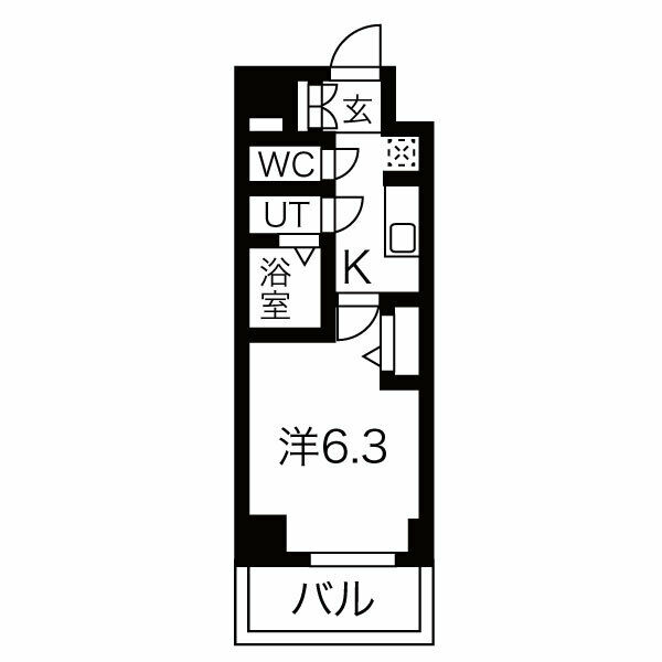メイクス上前津IIIの間取り写真