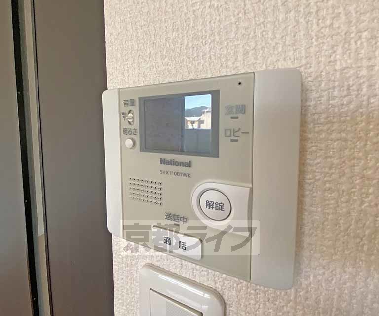 セキュリティ　モニターで来客確認できるので安心です。