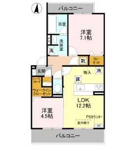 SAKURA CIELの間取り写真