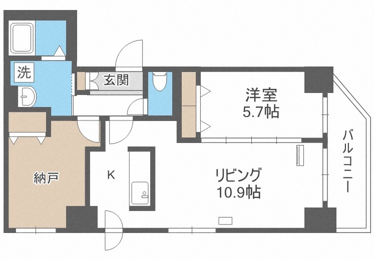 Hills Garden 東札幌の間取り写真