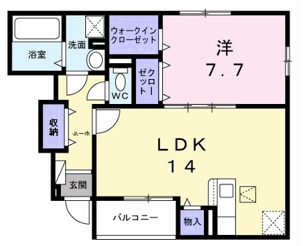 ボナール八尾南の間取り写真