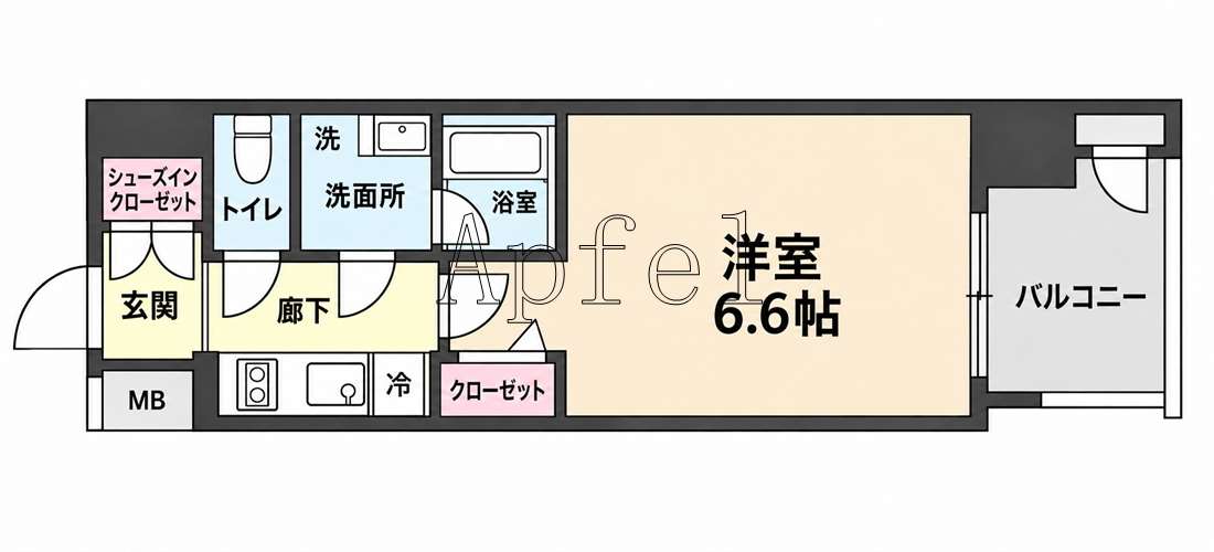 アドバンス大阪プエルタの間取り写真
