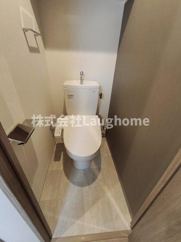 地下鉄長堀鶴見緑地線 西長堀駅 徒歩3分 15階建 築1年のトイレ写真