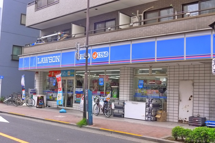 コンビニ　ローソン浅草4丁目店（コンビニ）まで350m
