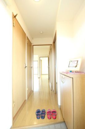 ＪＲ信越本線 新潟駅 バス乗車時間：75分 最寄りバス停で下車 徒歩9分 3階建 築21年の玄関写真