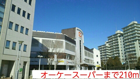 スーパー　オーケースーパー（スーパー）まで210m