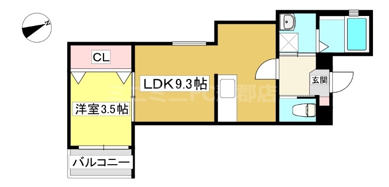 Infina岡崎の間取り写真