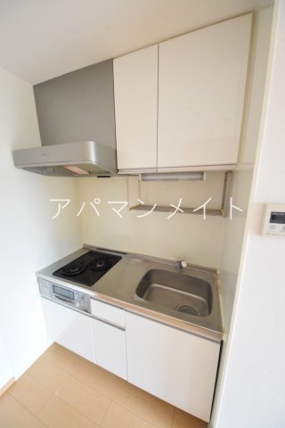 キッチン　ガスコンロ２口付き！